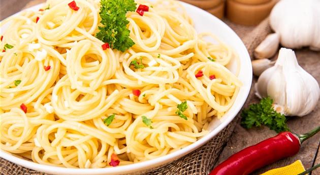 Spaghetti-aioli