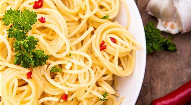 Spaghetti-aioli